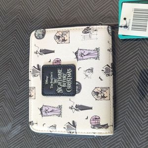 The Nightmare Before Christmas Pastel Characters Mini Zip Wallet